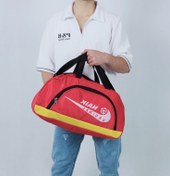 تصویر ساک ورزشی قرمز مردانه مدل نایکی red sports bag for men, Nike model