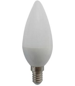 تصویر لامپ فوق کم مصرف (LED) میکروفایر شمعی مات 5 وات - مهتابی 