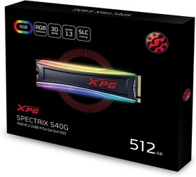 تصویر حافظه SSD ای دیتا مدل XPG SPECTRIX S40G M.2 2280 ظرفیت 1 ترابایت ا Adata XPG SPECTRIX S40G 1TB M.2 2280 SSD Drive Adata XPG SPECTRIX S40G 1TB M.2 2280 SSD Drive