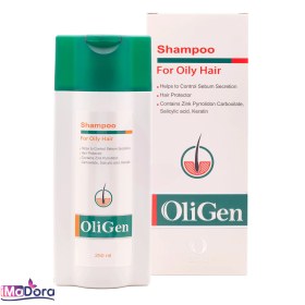 تصویر شامپو موی چرب 250میل الی ژن Oligen Oily Hair Shampoo