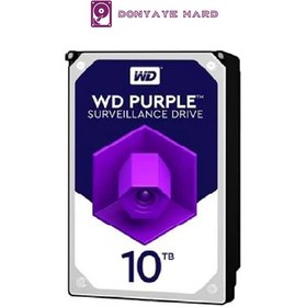تصویر هارددیسک اینترنال وسترن دیجیتال مدل Purple WD100PURZ (1000روز گارانتی+بسته بندی ضدضربه) 