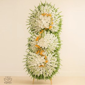 تصویر تاج گل سه طبقه کد 3185 