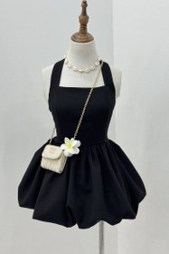 تصویر پیراهن پفی کوتاه 