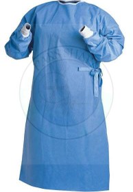 تصویر گان جراح ا Blue Disposable doctor Blue Disposable doctor
