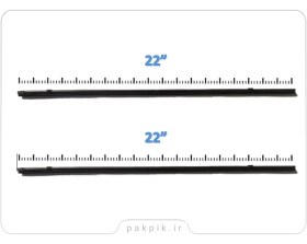 تصویر لاستیک برف پاک کن پژو پارس- 22 Inch – برند پاک پیک 