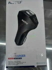 تصویر شارژر فندکی دارای پرت USB Car charger