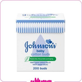 تصویر گوش پاک کن جانسون 200 عددی 