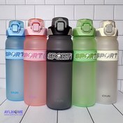 تصویر قمقمه ورزشی ۱ لیتری بدون نی 