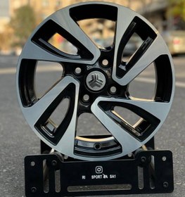 تصویر رینگ فابریک سایز۱۴ (۱۰۰×۴) رختراش مشکی کد ۰۵۹(تیبا،ساینا) ا Original wheel size14 (4×100)"059 Arvand Original wheel size14 (4×100)"059 Arvand