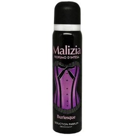 تصویر اسپری بدن مالزیا زنانه بوليو 100 میل Malizia Burlesque For Women 100ml