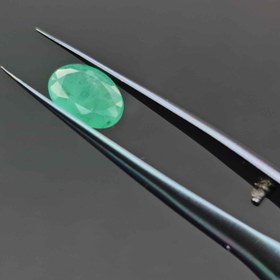 تصویر زمرد بیضی کد 37275 