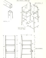تصویر کتاب نحوه ساخت مبلمان و وسایل بازی کودکان نقشه های اجرایی مبلمان کودک