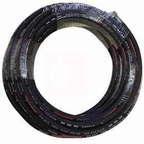 تصویر شیلنگ کارواش صنعتی 20 متری دو سر پرس pneumatic rubber hose pipe car wash