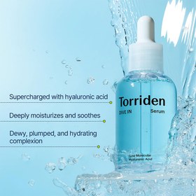 تصویر سرم آبرسان هیالورونیک اسید توریدن 50 میل TORRIDEN Dive-In Low Molecular Weight Hyaluronic Serum 50ml