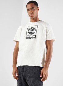 تصویر تی‌شرت با لوگوی استک برند timberland Stack Logo T-Shirt