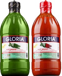 تصویر سس فلفل قرمز تند و فلفل سبز تند گلوریا اصل - 500 گرم - 2 عددی سس 500 گرم گلوریا - GLORIA فلفل قرمز تند و فلفل سبز تند پک 2 عددی