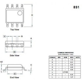 تصویر میکروکنترلر AVR مدل ATTINY13A-PU پکیج DIP 