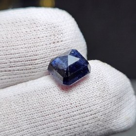 تصویر نگین سنگ یاقوت کبود معدنی کد 36408 