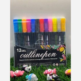 تصویر ماژیک نقاشی 12رنگ پمپی 