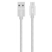 تصویر کابل شارژ میکرو یو اس بی سفید BUDI M8J180M 