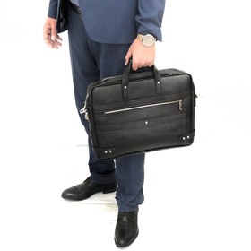 تصویر کیف اداری دست دوز مردانه مدل HLMS-405 
