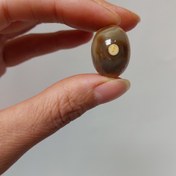 تصویر سنگ عقیق باباقوری تک چشم سلیمانی 