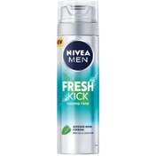 تصویر فوم اصلاح صورت نیوآ Nivea مدل Fresh kick حجم 200 میلی لیتر ا Fresh kick Nivea Shave Foam Fresh kick Nivea Shave Foam