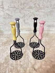 تصویر پوره کن مشکی دسته رنگی 