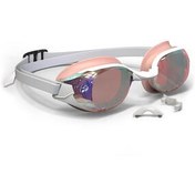 تصویر Decathlon عینک شناگر - شیشه آینه ای - سفید/صورتی - ارتفاع استاندارد - BFIT Decathlon Yüzücü Gözlüğü - Aynalı Camlar - Beyaz/pembe - Standart Boy - Bfit