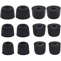 تصویر Earbud Memory Foam Tips Earbuds Replacement Earbuds Earbuds Foam Eartips سازگار با هدفون سونی، S/M/L 6 جفت، فوم مشکی Earbud Memory Foam Tips Earbuds Replacement Tips Ear Tips Earbuds Foam Eartips Compatible with Sony Headphones, S/M/L 6 Pairs, Foam Black