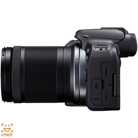 تصویر دوربین دیجیتال بدون آینه کانن مدل Canon EOS R10 به همراه لنز 150-18 میلیمتر 