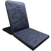 تصویر مت یوگا خاکستری صندلی مدیتیشن پشتیبانی از کوسن زمینی سری ویژه پارچه LUNA REMEGE 