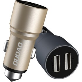 تصویر فندکی dudao مدل R5 DUDAO Dual USB Car Charger