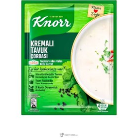 تصویر سوپ آماده خامه ای کنور طعم مرغ 65 گرم Knorr cream soup, chicken flavor, weight 65g