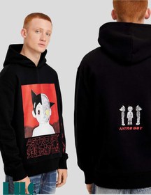 تصویر هودی مردانه Bershka طرح Astro Boy | کد H13 
