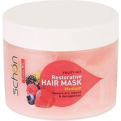 تصویر ماسک مو کاسه ای فروتی میکس شون|schon fruity hair mask 