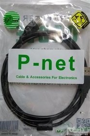 تصویر کابل افزایش طول usb برند p-net 