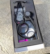 تصویر گوشی پزشکی لیتمن کلاسیک ۳ فول مشکی ۵۸۰۳ - صورتی Littmann Classic 3 Stethoscope Full Black 5803