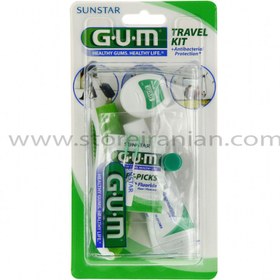 تصویر کیت مسافرتی جی یو ام مدل Travel Kit GUM Travel Kit Toothbrush