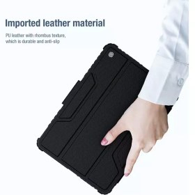 تصویر کیف بامپردار میت پدپرو هواوی نیلکین Nillkin Huawei Mate Pad Pro 10.8 2021 Bumper Pro Leather 