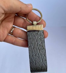 تصویر جاکلیدی طوسی طرحدار 