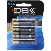 تصویر باتری نیم قلم چهار عددی DBK ultra alkaline 