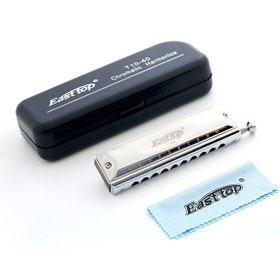 تصویر ساز دهنی کروماتیک مدل Easttop T10-40 harmonica 