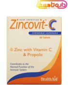 تصویر قرص جویدنی زینکوویت ث هلث اید ۶۰ عددی 