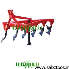 تصویر گاوآهن تراکتوری ۶ خیش قلمی قوطی ۱۰۰*۱۰۰*۶۰ 