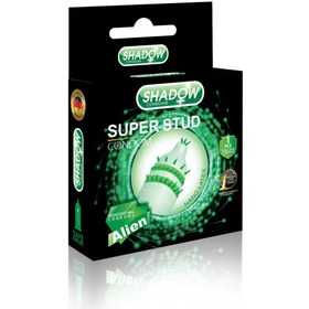تصویر كاندوم فضايي شادو مدل دكمه دار ا shodow super stud condoms shodow super stud condoms