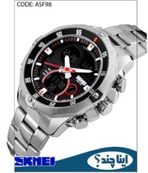 تصویر ساعت مچی مردانه اسکمی 2 زمانه ساعت SKEMI کد ASF98 