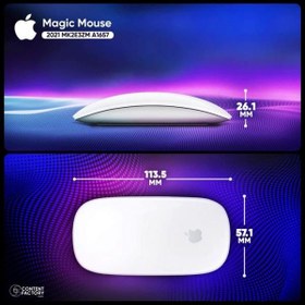 تصویر موس بی سیم اپل Magic MK2E3 Apple Magic MK2E3 Wireless Mouse