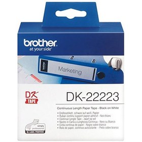 تصویر برچسب پرینتر لیبل زن مدل DK-22223 برادر ا Label printer label for model DK-22223 Brother Label printer label for model DK-22223 Brother