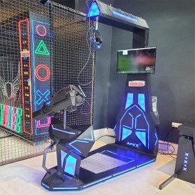 تصویر شبیه ساز تیراندازی واقعیت مجازی gun vr simulator 